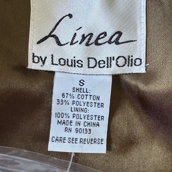 Linea by Louis Dell’Olio Olive Green Double Breasted Short Trench Coat Size S - Picture 2 of 16